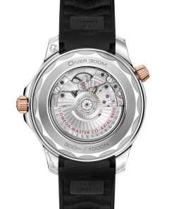 Alternative view of Omega Seamaster Diver 300M 42mm Black Dial Stainless Steel and Sedna�?18k Rose Gold Strap 210.22.42.20.01.002