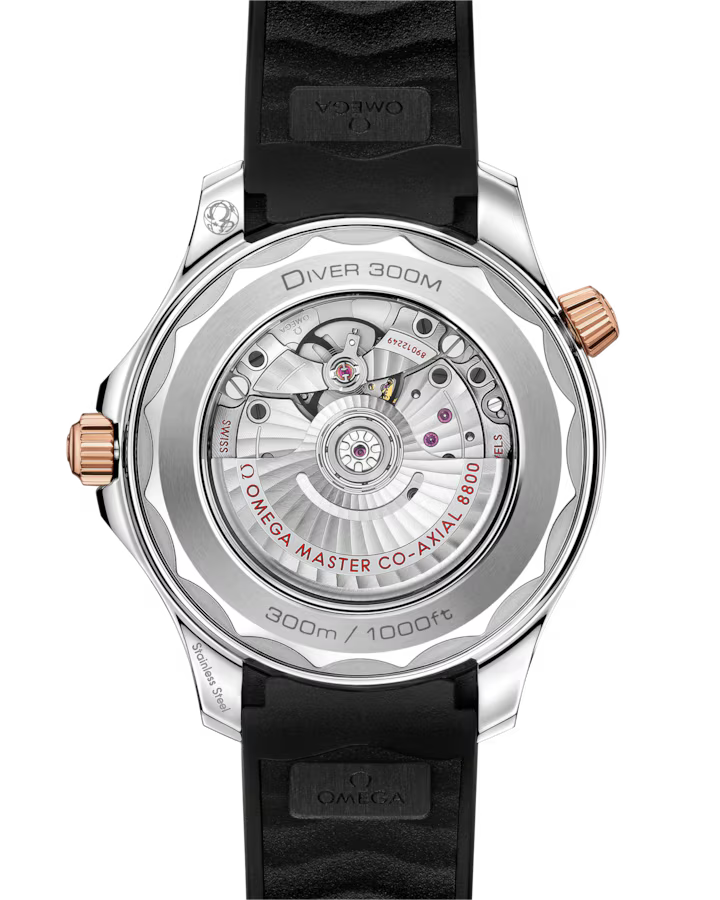 Omega Seamaster Diver 300M 42mm Black Dial Stainless Steel and Sedna�?18k Rose Gold Strap 210.22.42.20.01.002 - Image 2