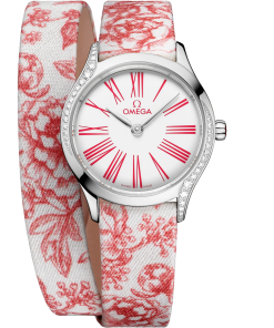 Omega De Ville Mini Trésor 26mm White Dial with Diamonds Stainless Steel Strap 428.17.26.60.04.003