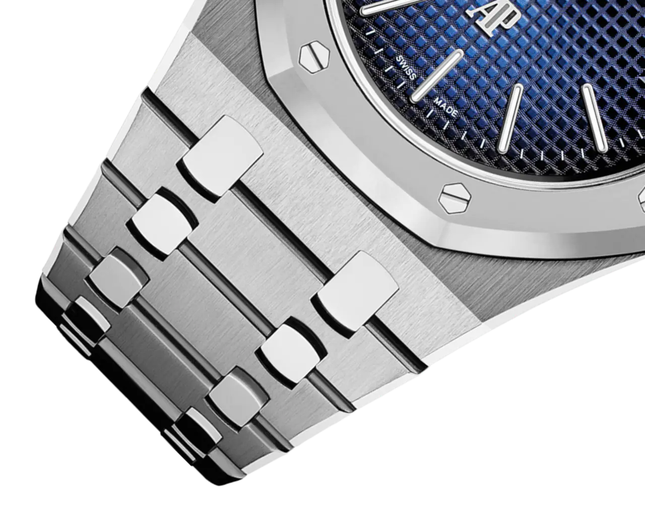 Audemars Piguet Royal Oak Jumbo Smoked Blue Dial 39mm - Image 4