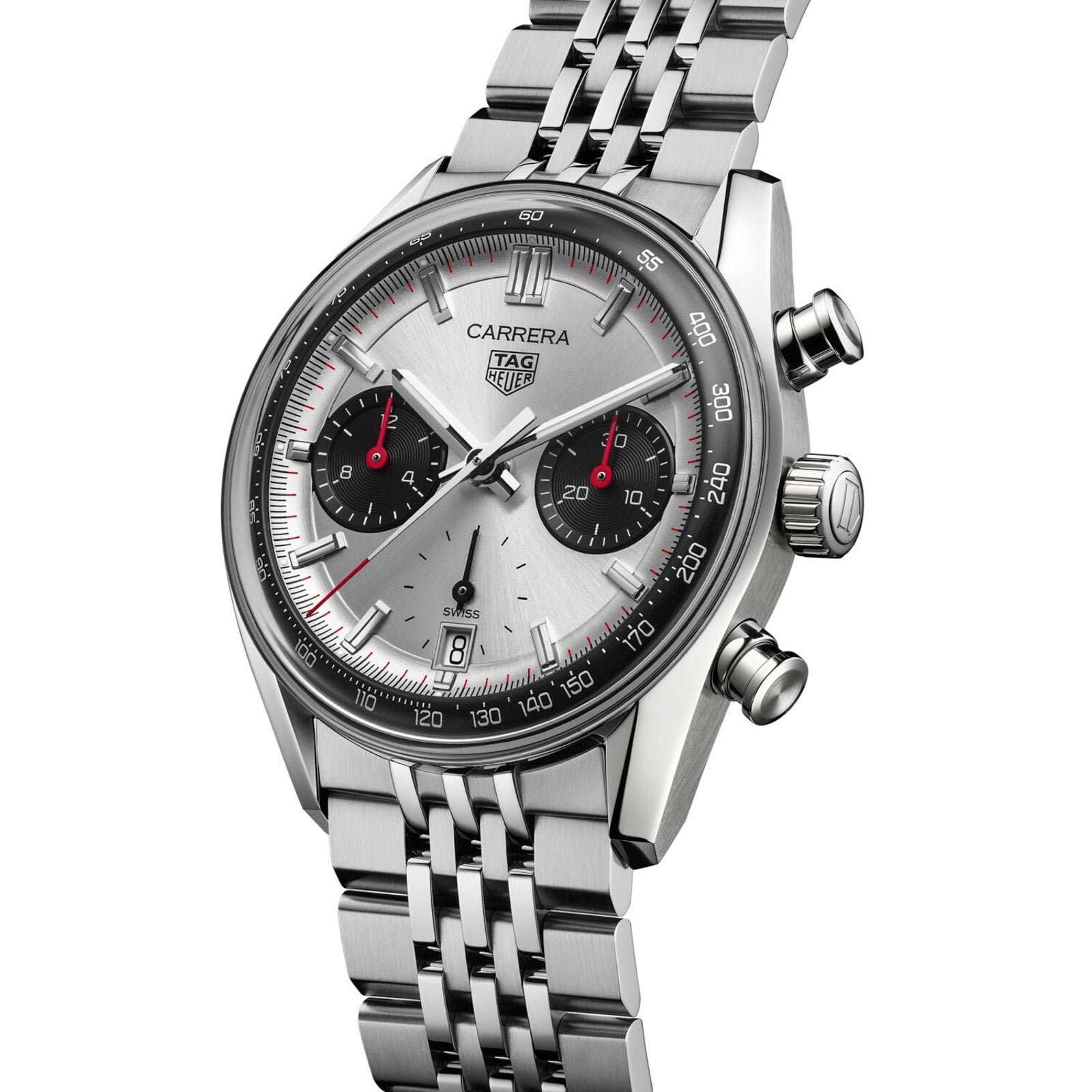 TAG Heuer Carrera Chronograph 39mm Mens Watch Silver CBS2216.BA0048 - Image 3