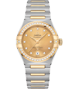 Omega Constellation Ladies' Selection 29mm steel �?yellow gold on steel �?yellow gold 131.25.29.20.58.001