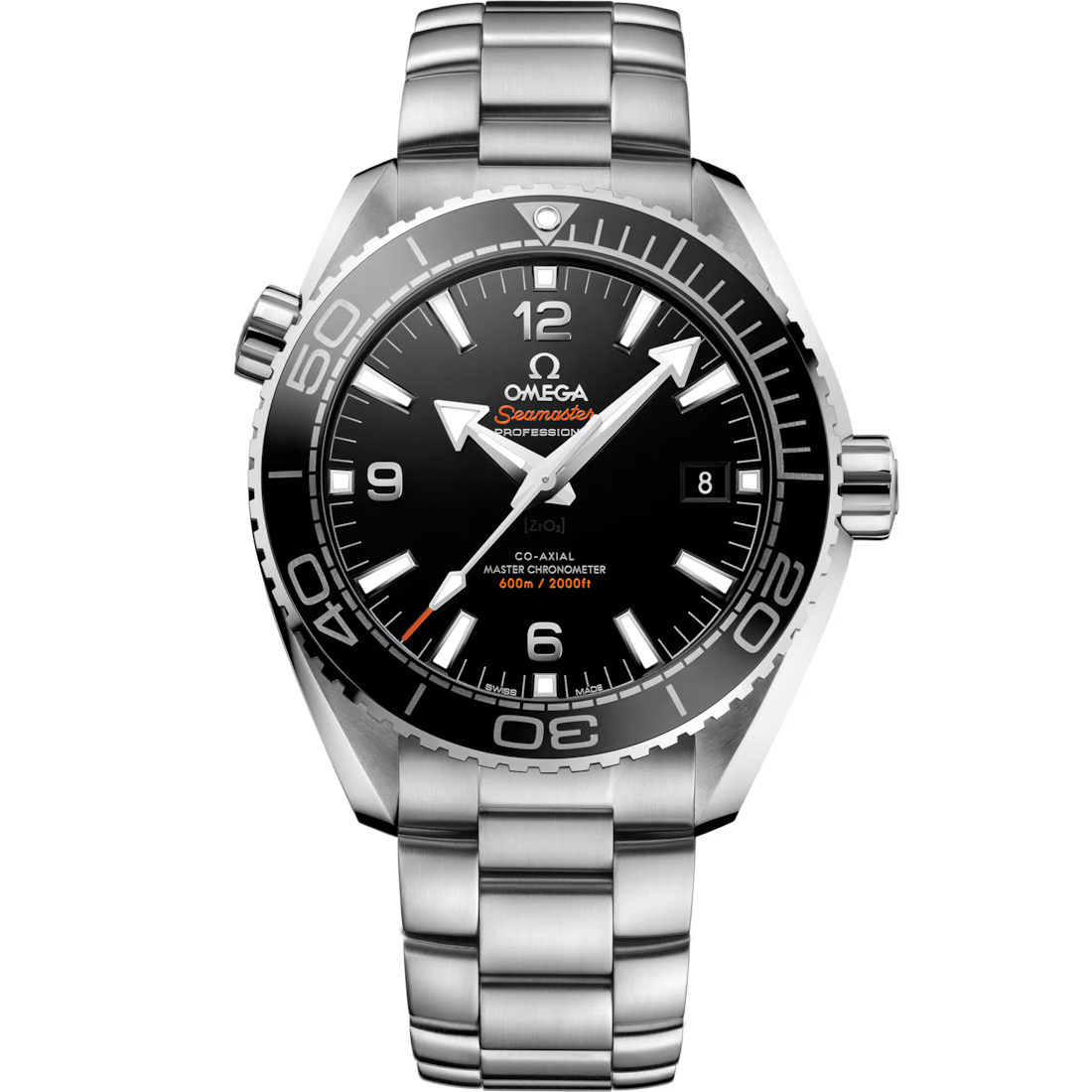 Omega Seamaster Planet Ocean 600M 43.5mm Black Dial Stainless Steel Bracelet 215.30.44.21.01.001
