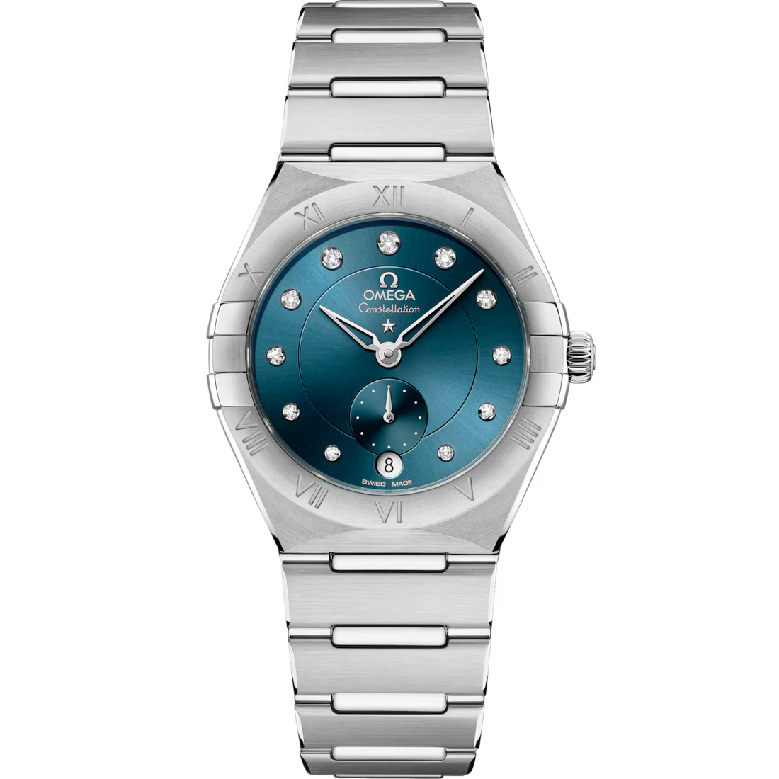 Omega Constellation 34mm Blue Dial Stainless Steel Bracelet 131.10.34.20.53.001