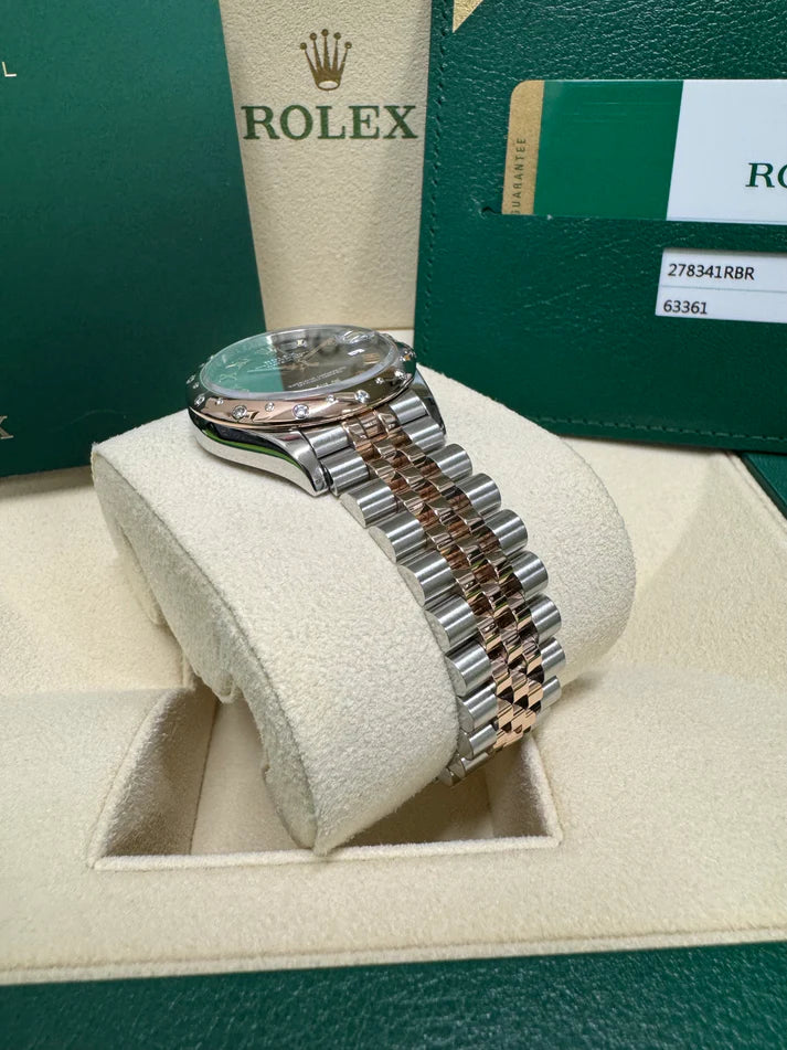 Rolex Datejust m278341-0029/0030 Slate Dial 31mm Dial Oyster Bracelet - Image 7
