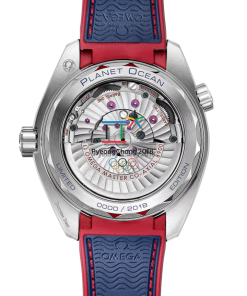 Alternative view of Omega Seamaster Planet Ocean 600M 43.5mm Blue Dial Stainless Steel Strap 522.32.44.21.03.001