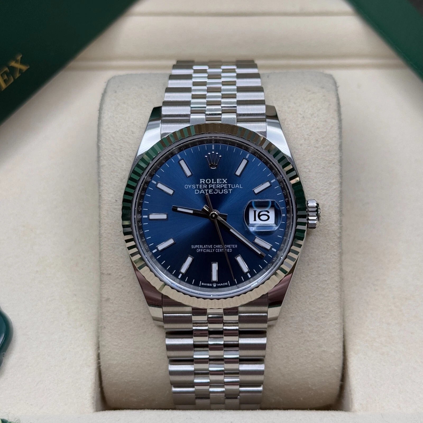 Rolex Datejust 36mm 126234 Blue Index Dial 36mm Oyster Stainless Steel - Image 11