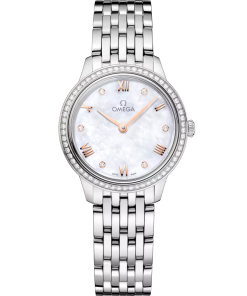 Omega De Ville Prestige, Stainless Steel and Diamond-set, 27.5mm Quartz 434.15.28.60.55.001